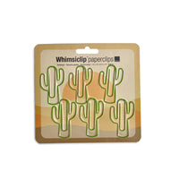 Whimsiclip™ paperclip (cactus: set of 6)