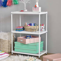 MeshWorks® Epoxy Coated Steel shelving unit, 3 tier