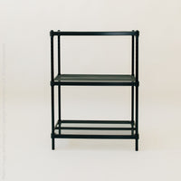 MeshWorks® Epoxy Coated Steel shelving unit, 3 tier
