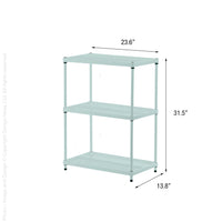 MeshWorks® Epoxy Coated Steel shelving unit, 3 tier