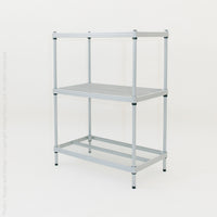 MeshWorks® Epoxy Coated Steel shelving unit, 3 tier