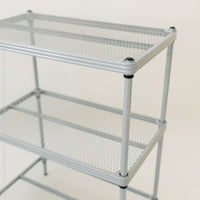 MeshWorks® Epoxy Coated Steel shelving unit, 3 tier