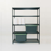MeshWorks® epoxy coated steel shelving unit, 5 tier