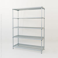 MeshWorks® epoxy coated steel shelving unit, 5 tier