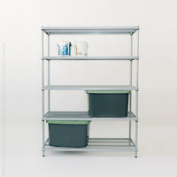 MeshWorks® epoxy coated steel shelving unit, 5 tier