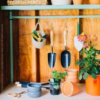 MeshWorks® epoxy coated steel shelving unit (utility wood top)