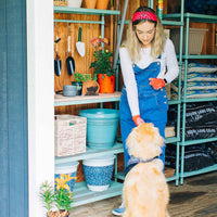 MeshWorks® epoxy coated steel shelving unit (utility wood top)