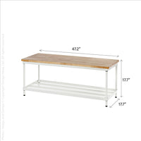 MeshWorks® epoxy coated steel bench