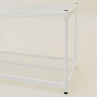 MeshWorks® epoxy coated steel shelving unit (short stacking)