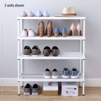 MeshWorks® epoxy coated steel shelving unit (short stacking)