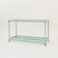 MeshWorks® epoxy coated steel shelving unit (short stacking)