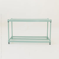 MeshWorks® epoxy coated steel shelving unit (short stacking)