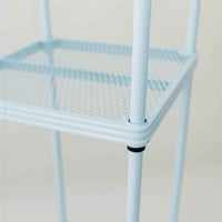 MeshWorks® epoxy coated steel shelving unit, 5 tier tower