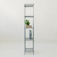 MeshWorks® epoxy coated steel shelving unit, 5 tier tower