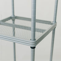 MeshWorks® epoxy coated steel shelving unit, 5 tier tower