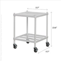 MeshWorks® epoxy coated steel shelving cart