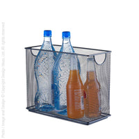 MeshWorks® epoxy coated iron stacking bin (5.5x12.5)