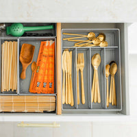 MeshWorks® epoxy coated iron cutlery tray (small)