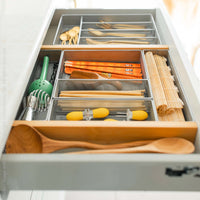 MeshWorks® epoxy coated iron cutlery tray (small)