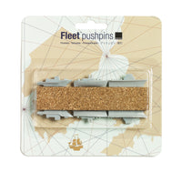 Fleet™ battleship pushpins (gray: set of 6)