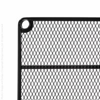 MeshWorks® epoxy coated steel narrow shelving unit, 6 tier