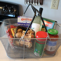 Mesh punched iron ShopCrate™ basket