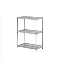 MeshWorks® Epoxy Coated Steel shelving unit, 3 tier