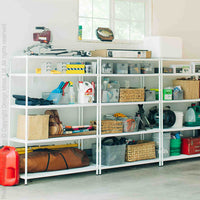 MeshWorks® epoxy coated steel shelving unit, 5 tier