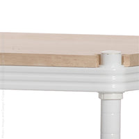 MeshWorks® epoxy coated steel shelving unit (utility wood top)