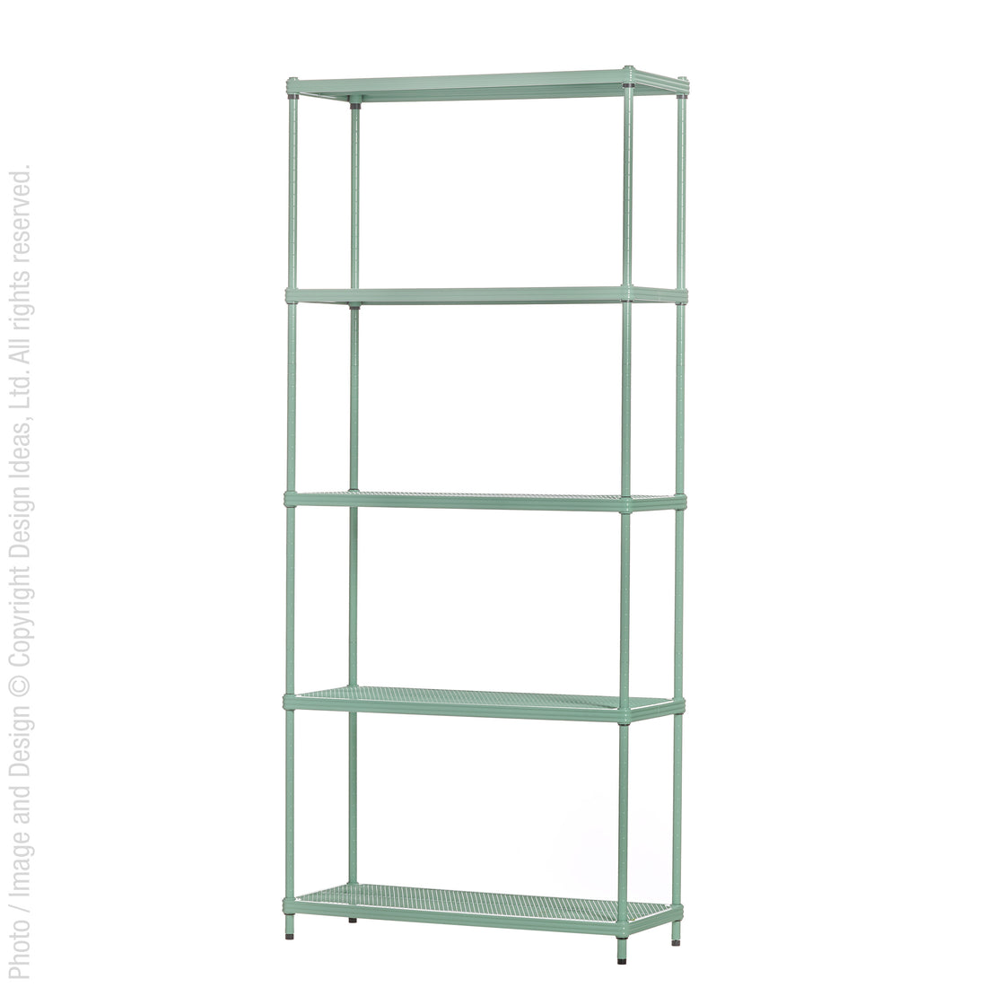 MeshWorks® epoxy coated steel bookshelf