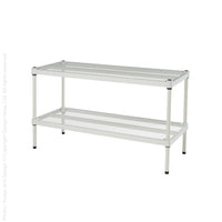 MeshWorks® epoxy coated steel shelving unit (short stacking)