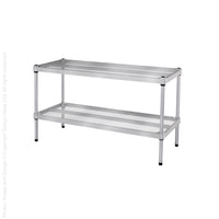 MeshWorks® epoxy coated steel shelving unit (short stacking)