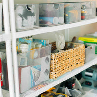 MeshWorks® epoxy coated iron stacking bin (8x14)