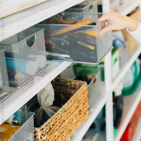 MeshWorks® epoxy coated iron stacking bin (8x14)