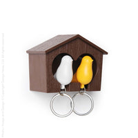 Duo Sparrow key ring holder