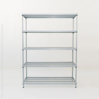 MeshWorks® epoxy coated steel shelving unit, 5 tier