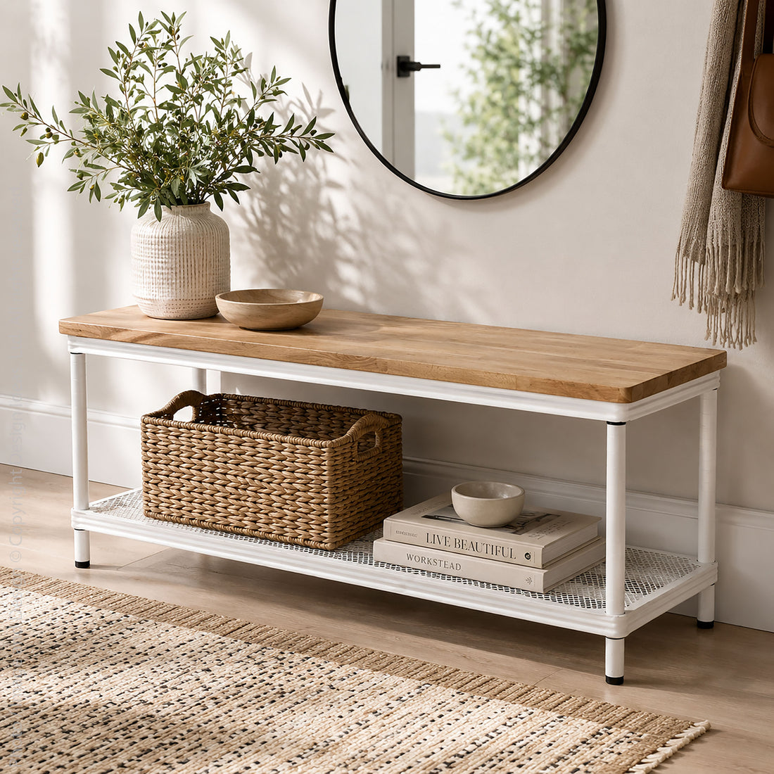 MeshWorks® epoxy coated steel bench