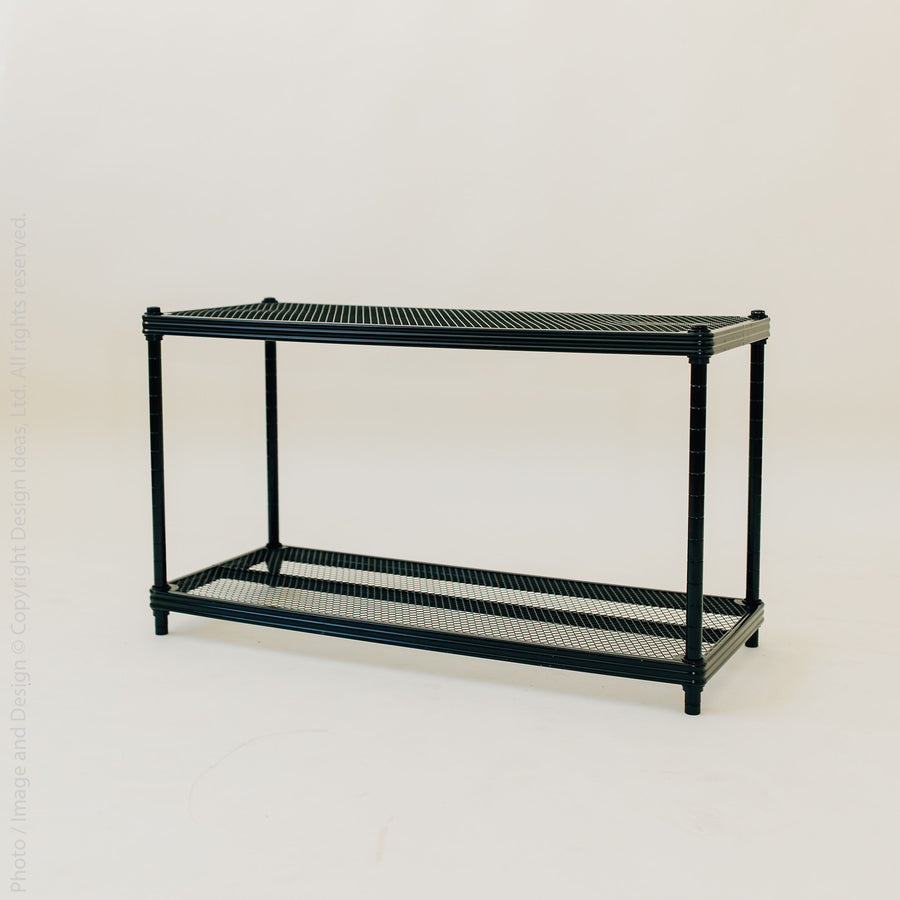 MeshWorks® epoxy coated steel shelving unit (short stacking)