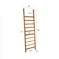 Takara™ teak wood ladder