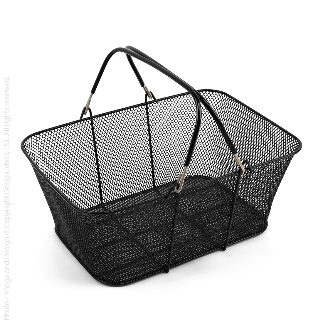 Mesh punched iron ShopCrate™ basket
