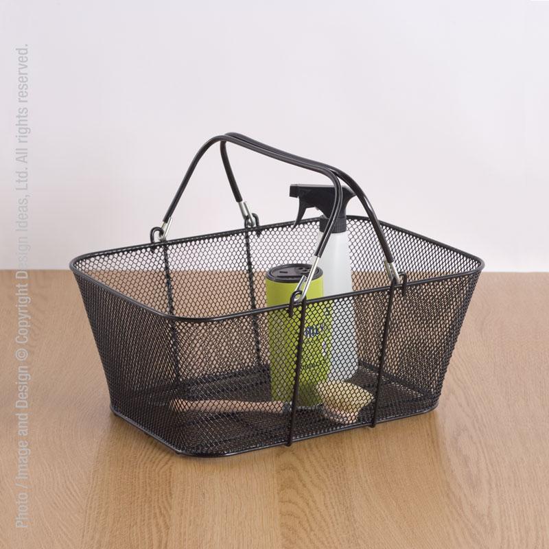 Mesh punched iron ShopCrate™ basket