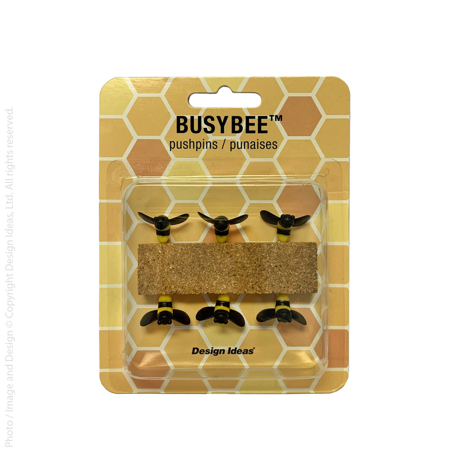 BusyBee™ pushpins (set of 6)