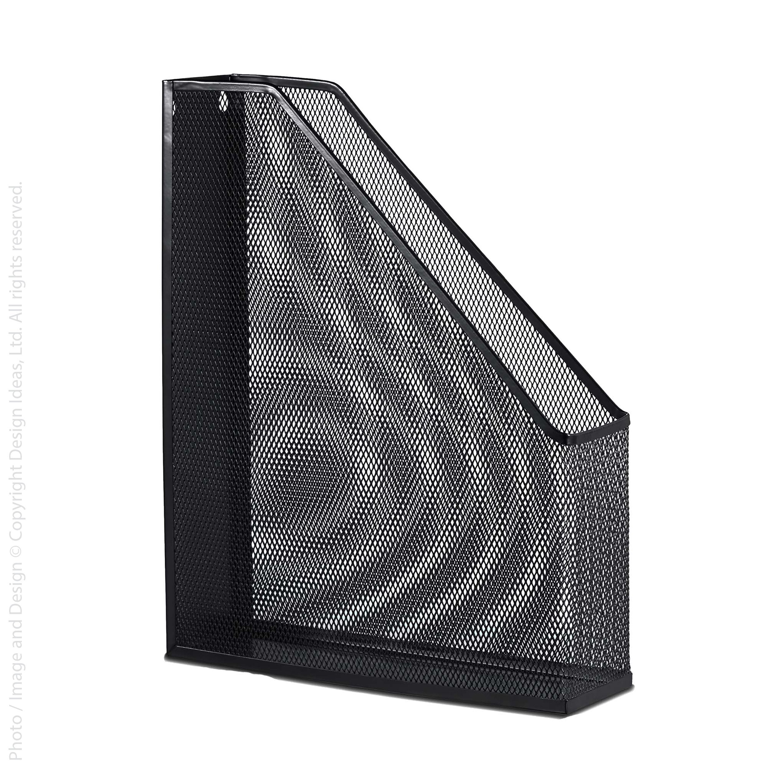 Magazine File Example MeshWorks® epoxy coated iron magazine file – Design Ideas