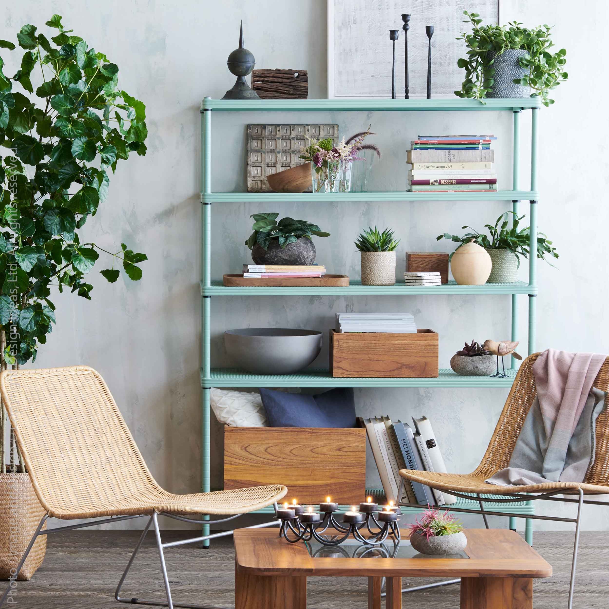 MeshWorks® Epoxy Coated Steel shelving unit, 5 tier — Design Ideas