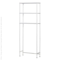 MeshWorks® bathroom unit - White | Image 2 | Premium Shelving from the MeshWorks collection | made with Iron for long lasting use | Design Ideas