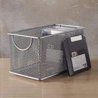 MeshWorks® epoxy coated iron stacking bin (4.5x8)