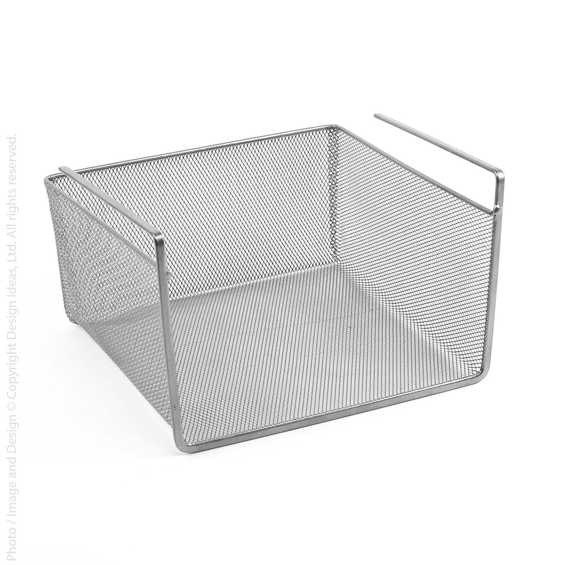 MeshWorks® epoxy coated iron undershelf basket (small)