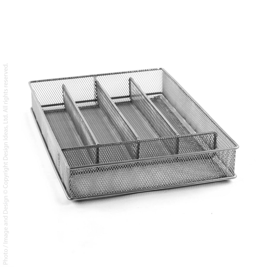 MeshWorks® epoxy coated iron cutlery tray (small)