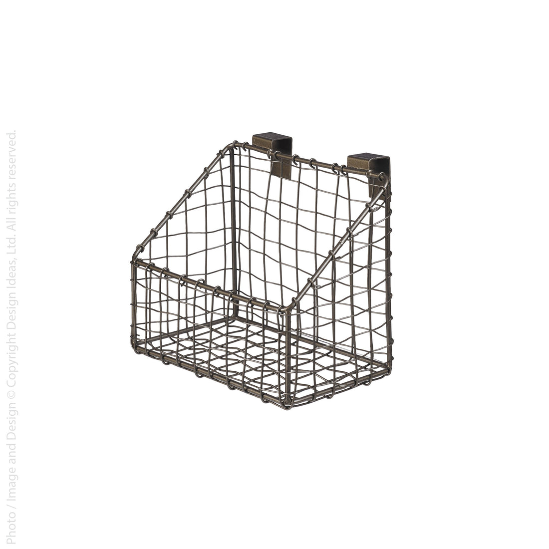 Cabo™ woven wire slanted basket (small)